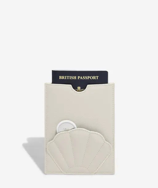 Oatmeal Shell Passport Sleeve