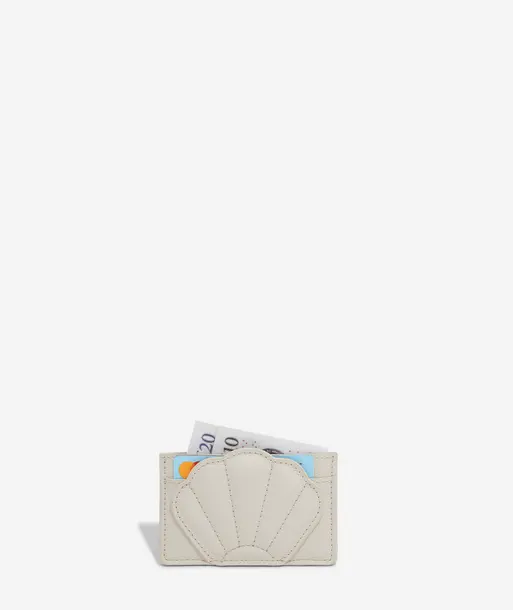 Oatmeal Shell Card Holder