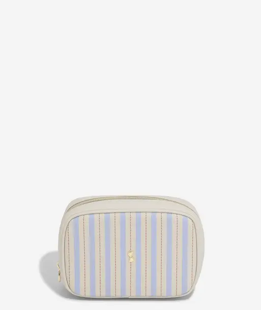 Oatmeal & Blue Expanding Travel Jewellery Case