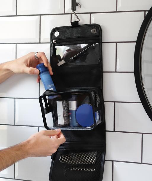 Black Small Hanging Washbag