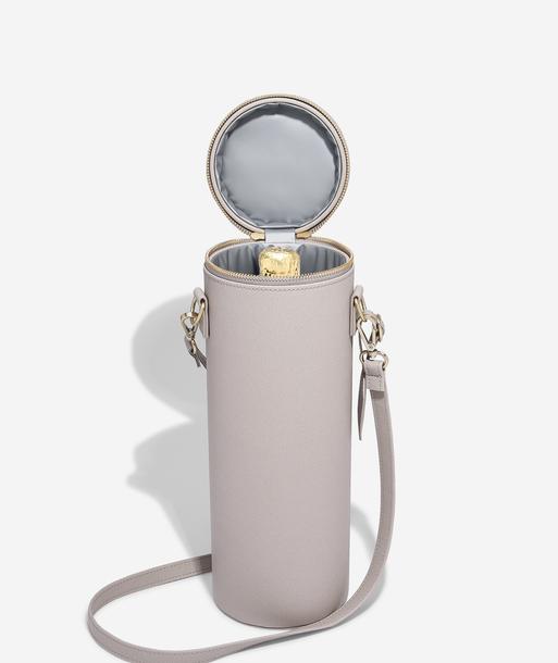 Taupe Champagne Bottle Bag
