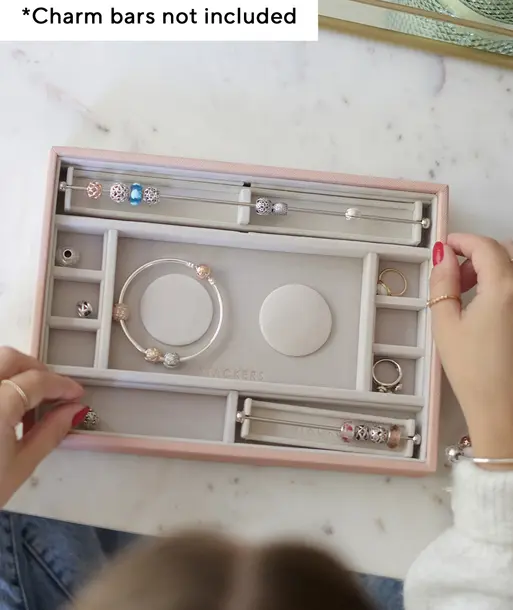 Blush Pink Classic Multi-Bracelet Layer