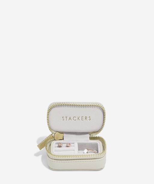 Oatmeal Petite Zipped Jewellery Box