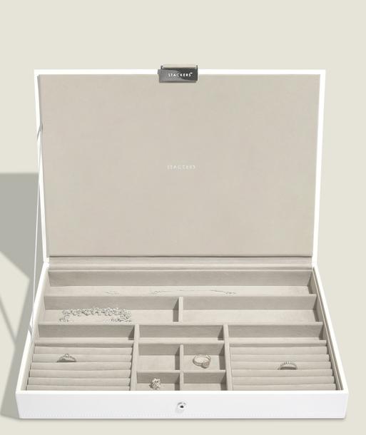 White Supersize Jewellery Box Lid