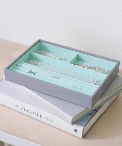 Grey Mint Classic Ring & Bracelet Layer