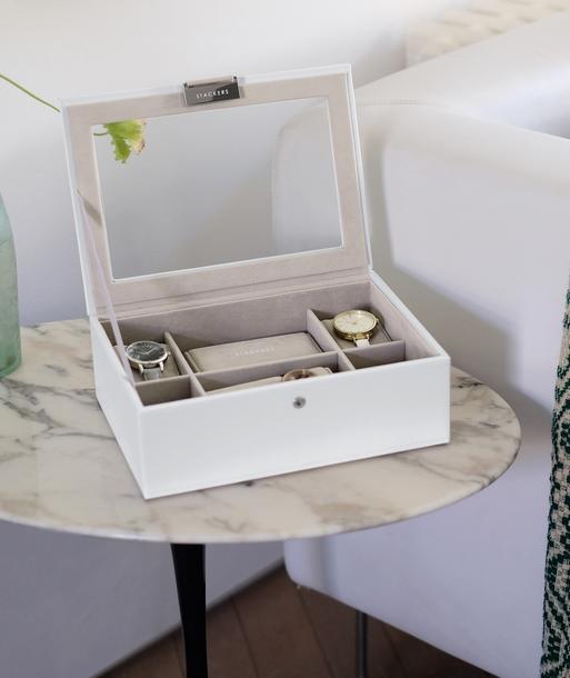 Stackers White Classic 8pc Watch Box