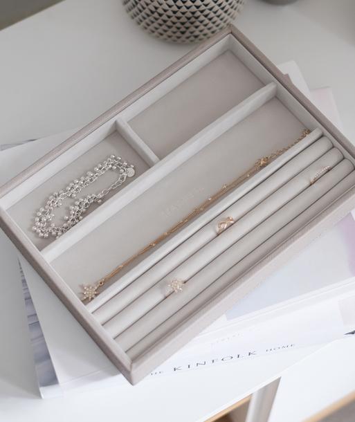 Taupe Classic Ring & Bracelet Layer