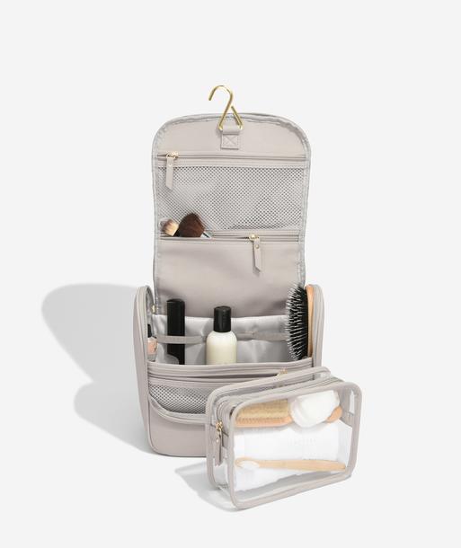 Taupe Hanging Washbag