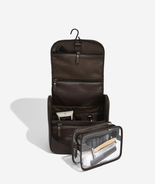 Brown Hanging Washbag