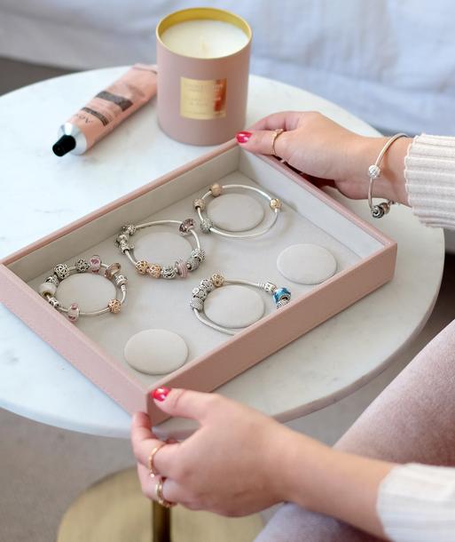 Blush Pink Classic 6 Bracelet Layer