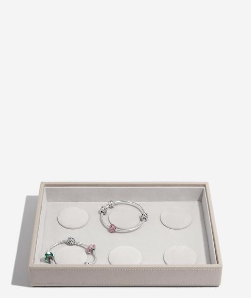 Szkatułka na bransoletki charms Stackers classic taupe