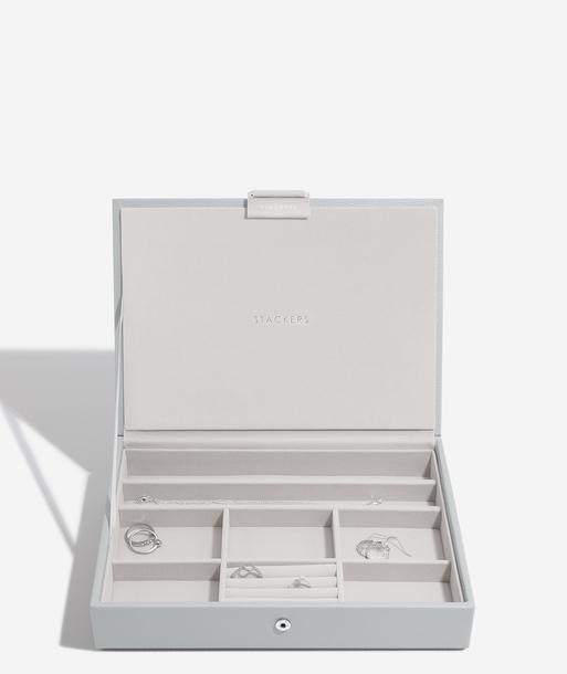 Pebble Grey Classic Jewellery Box Lid