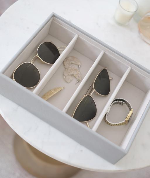 Pebble Grey Classic Glasses & Accessory Layer