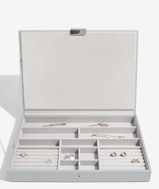 Pebble Grey Supersize Jewellery Box Lid
