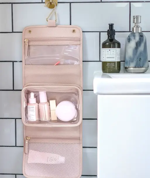 Blush Small Hanging Washbag