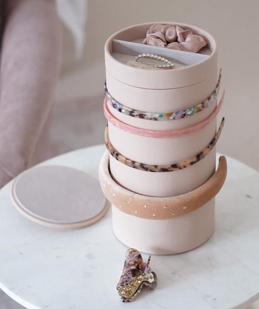 Blush Hair Accessory Organiser