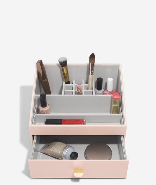 Blush Pink Makeup Organiser