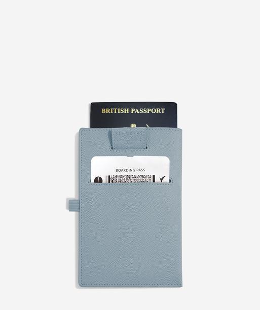 Dusky Blue Passport Sleeve