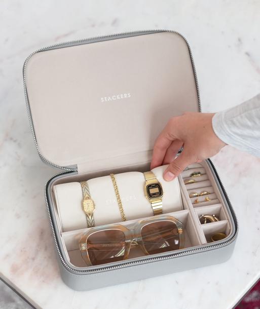 Pebble Grey Jewellery & Accessories Box