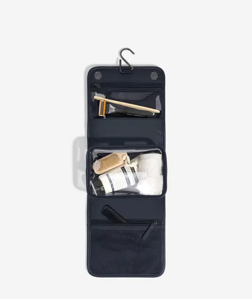 Navy Blue Small Hanging Washbag