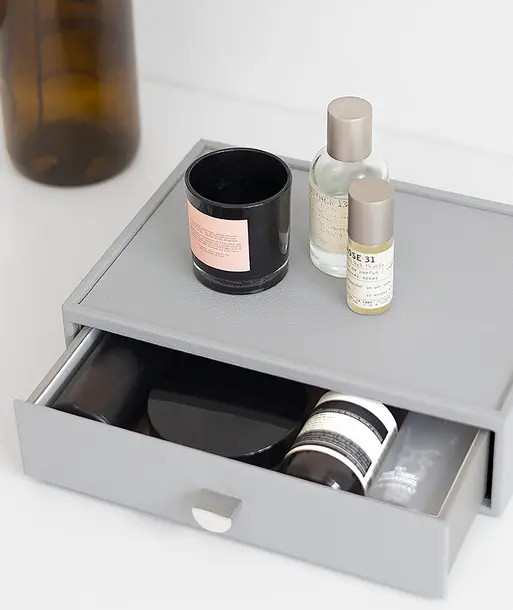 Pebble Grey Classic Makeup Organiser Drawer