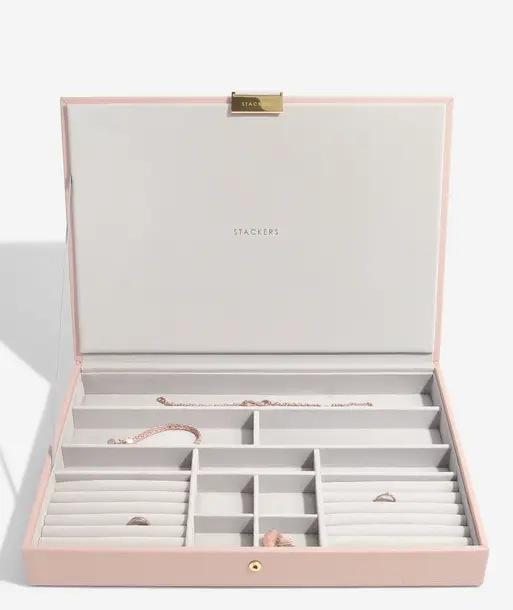 Blush Pink & Champagne Gold Supersize Jewellery Box Lid