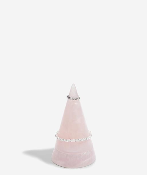 Rose Quartz Effect Large Jewellery Peak