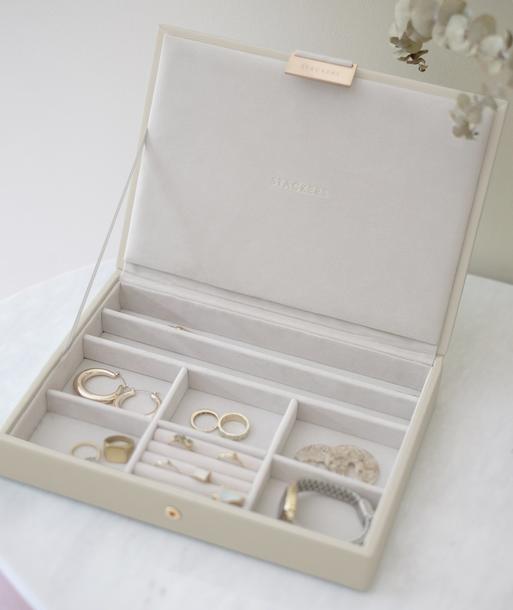 Oatmeal Classic Jewellery Box Lid