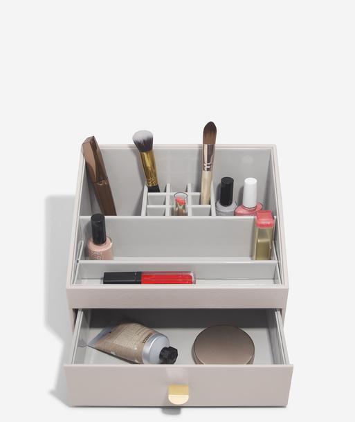 Taupe Makeup Organiser