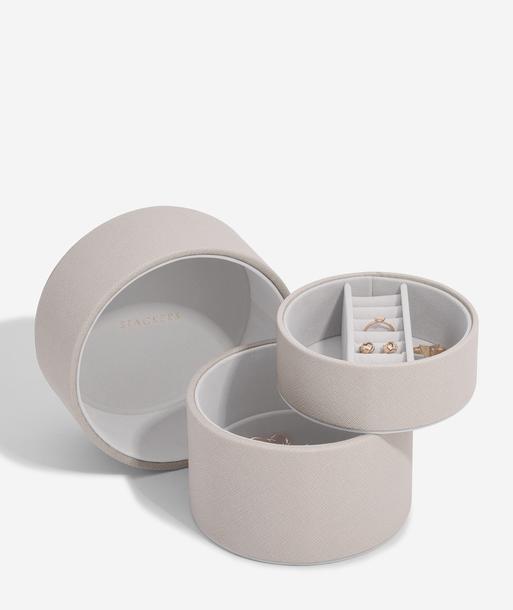 Taupe Bedside Jewellery Box Pod