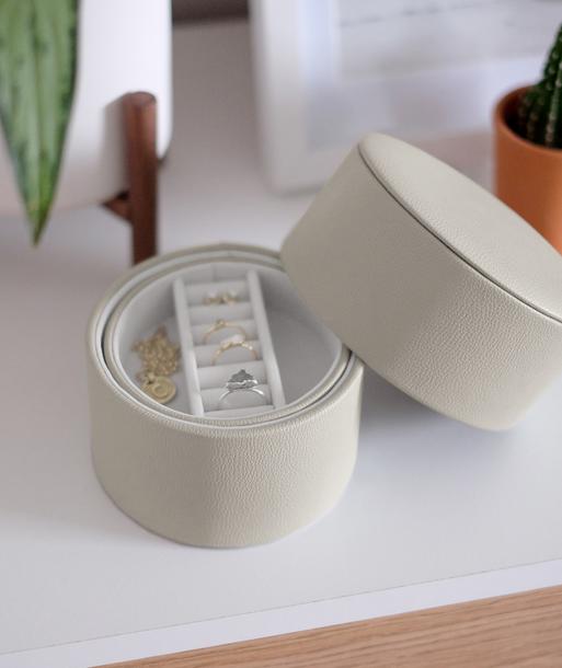 Oatmeal Bedside Jewellery Box Pod