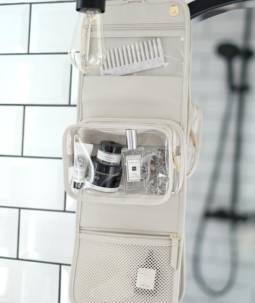 Oatmeal Small Hanging Washbag