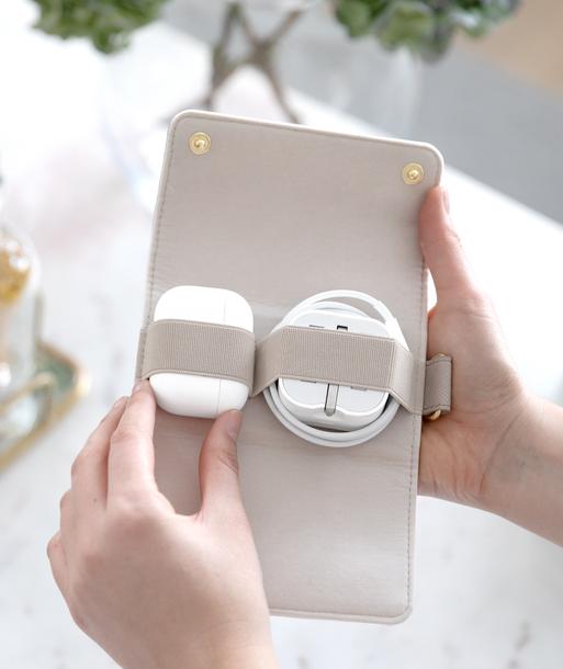 Taupe Compact Cable Tidy