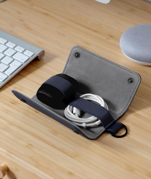 Navy Blue Compact Cable Tidy
