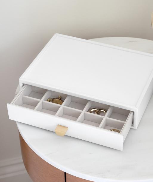 Pebble White Classic Trinket Drawer Layer