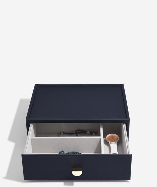 Navy Blue Classic Accessory Drawer Layer