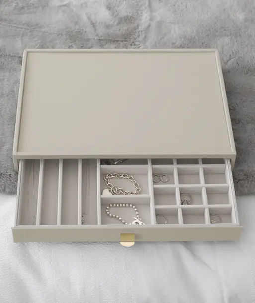 Oatmeal Supersize All In One Jewellery Drawer Layer