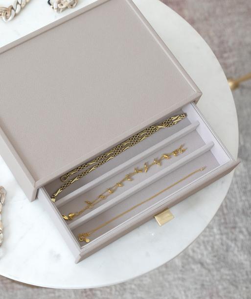 Taupe Classic Necklace Drawer Layer