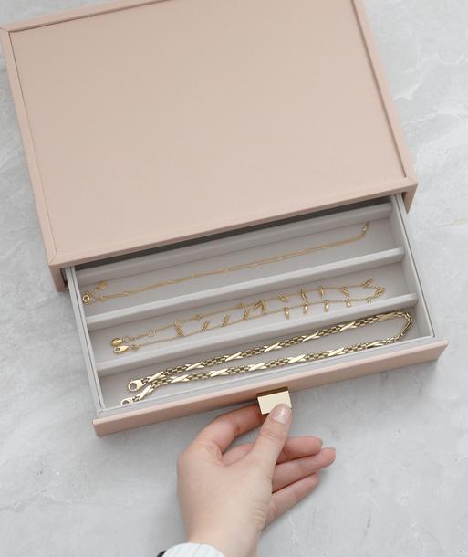 Blush Classic Necklace Drawer Layer