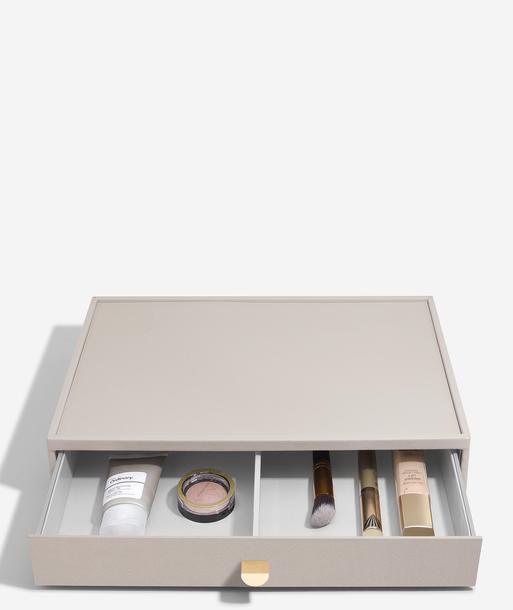 Taupe Supersize Makeup Drawer