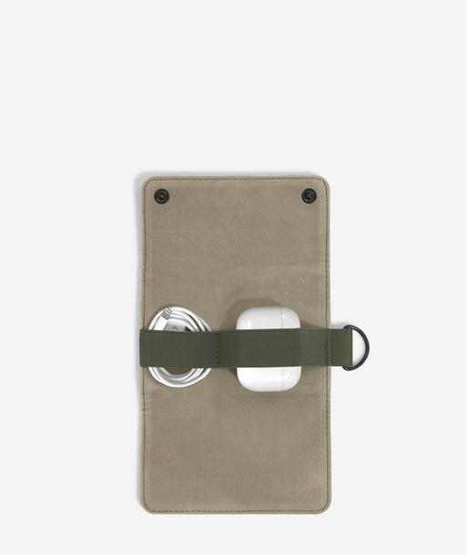Olive Green Compact Cable Tidy