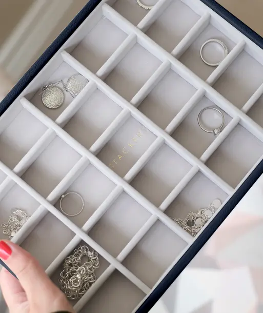 Navy Pebble Classic Trinket Layer