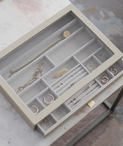 Oatmeal Supersize Jewellery Box Display Drawer