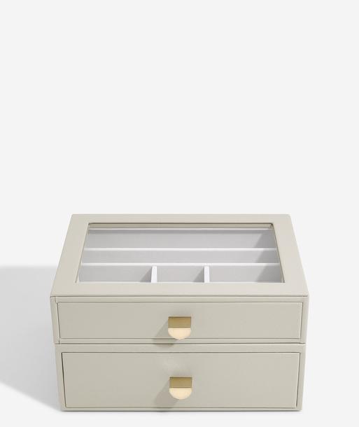 Oatmeal Classic Jewellery Display Box Box Set of 2