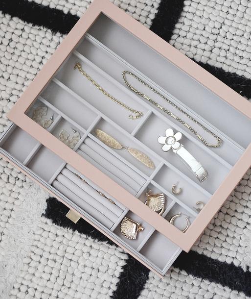 Blush Pink Supersize Jewellery Box Display Drawer