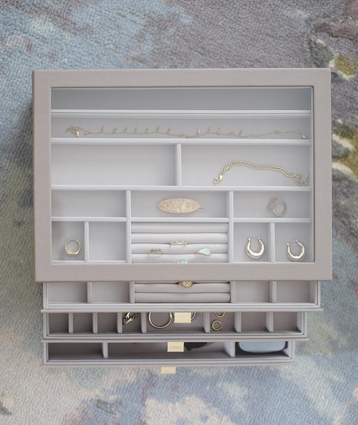 Taupe Supersize Display Jewellery Box Set of 3