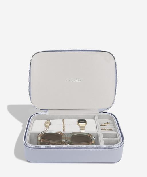 Lavender Zipped Jewellery & Accessories Box