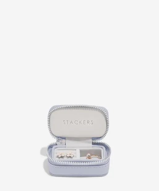 Lavender Petite Zipped Jewellery Box