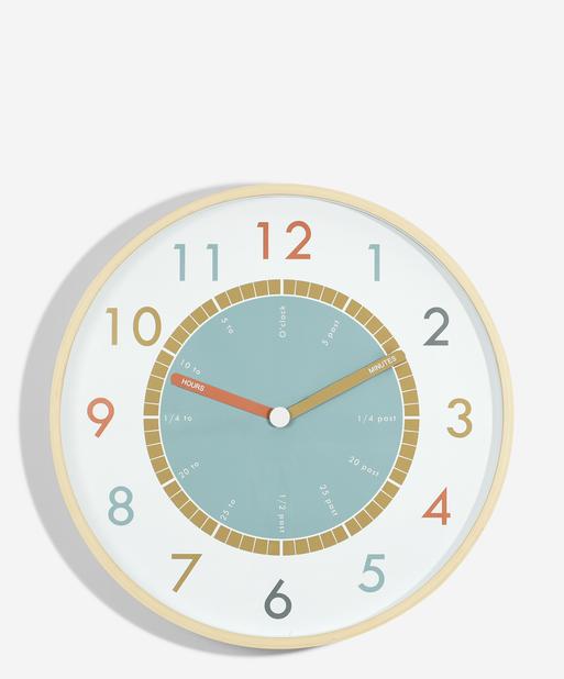 Tell The Time Wooden Wall Clock