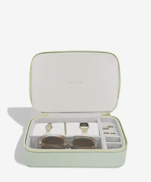 Sage Green Jewellery & Accessories Box